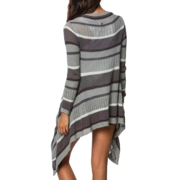 O’Neill Striped Flowy Cardigan Sweater XS NWT - Picture 4 of 11